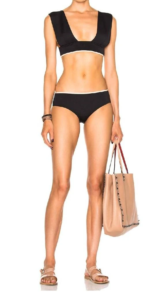CALi DREAMiNG Mira Bottom In Black Scuba 4