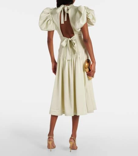ROTATE Birger Christensen Satin midi dress 3