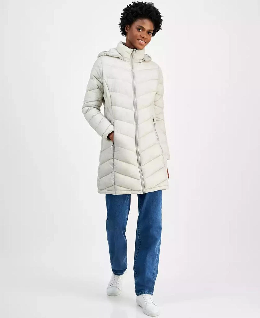 Charter Club Women's Packable Hooded Puffer Coat, Created for Macy's 1