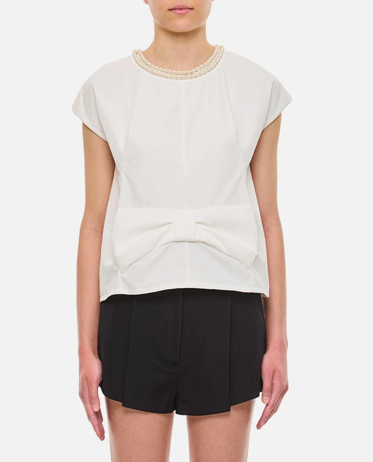 Junya Watanabe Pearl Neckline Blouse 1