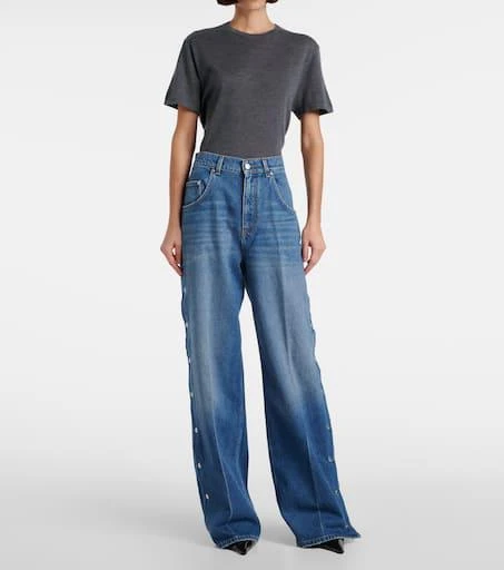 Stella McCartney Mid-rise wide-leg jeans 7
