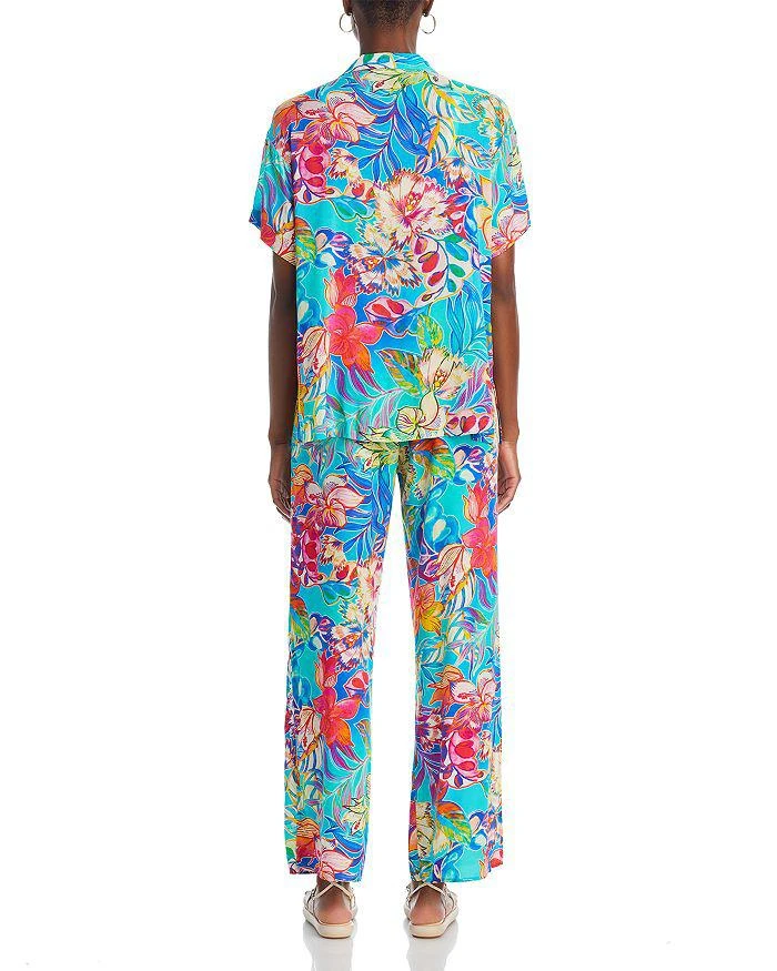 Johnny Was Helena Camp Shirt Swim Cover-Up 6