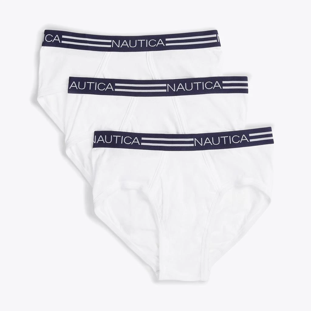 Nautica Mens Classic Briefs, 3-Pack 3