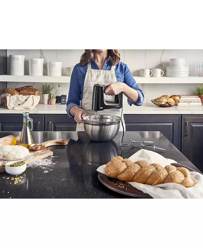 Braun Multimix2 5-Speed 250-Watt Hand Mixer, Black
