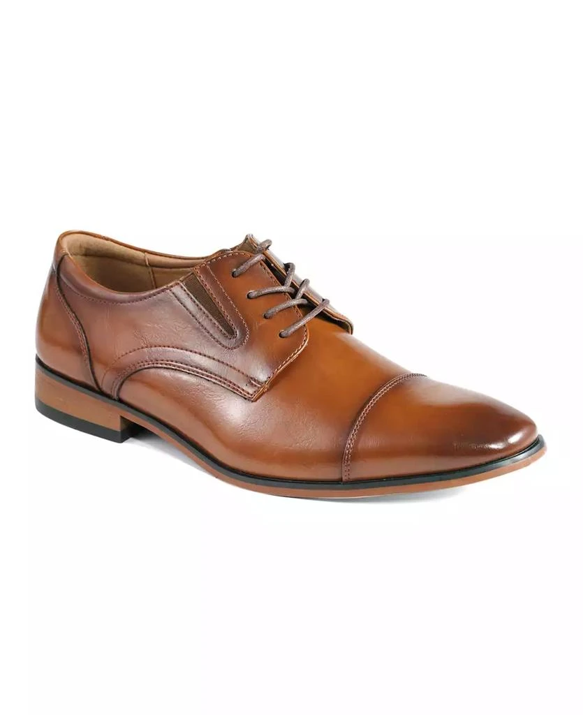 GUESS Men's Sulai Cap Toe Lace Up Dress Oxfords 1