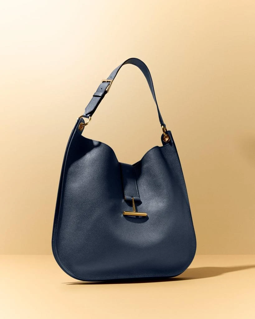 Tom Ford Tara Large Hobo Crossbody in Grained Leather 2