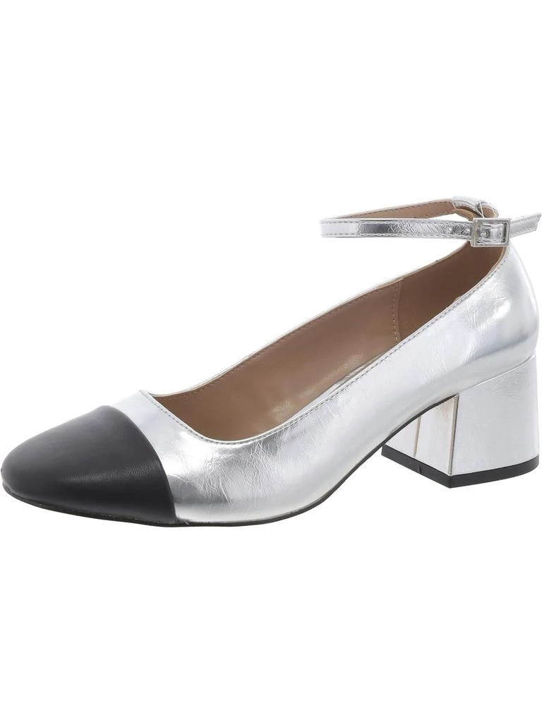 Steve Madden Womens Leather Ankle Strap Pumps 5