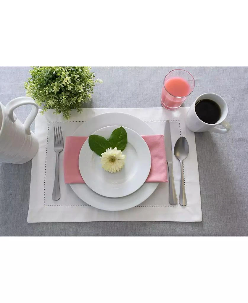 Design Imports Solid Chambray Tablecloth 60" x 120" 5