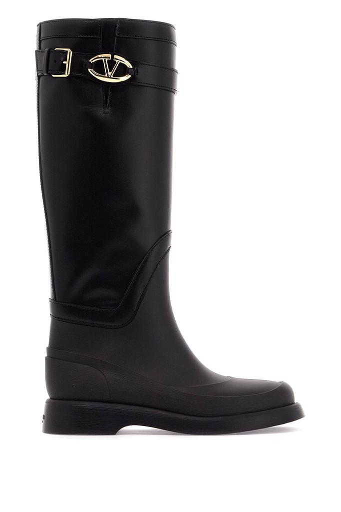 Valentino rain boots with vlogo, the bold edition