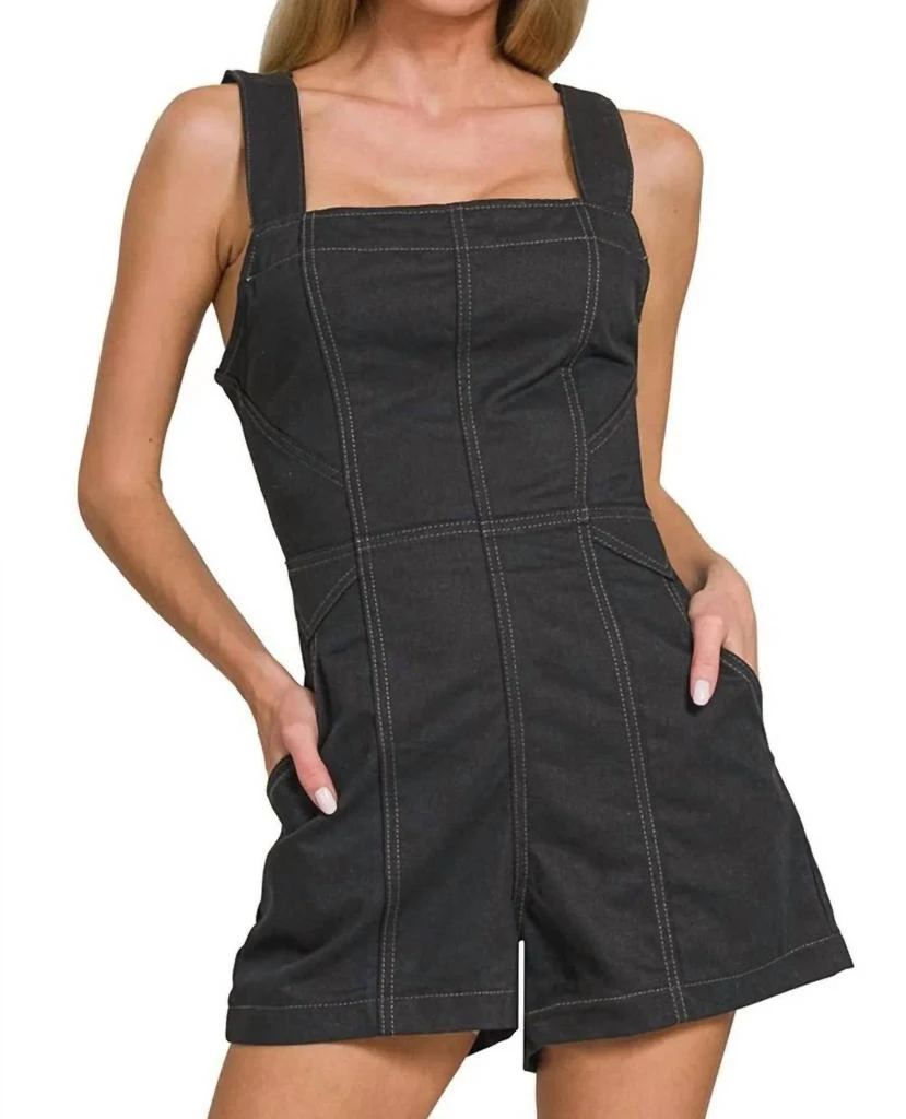 ZENANA Zenana - Tie Back Romper