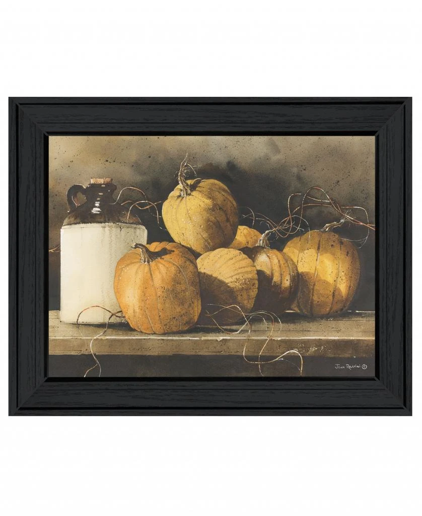 Hivvago Jugs and Pumpkins 1 Black Framed Print Wall Art 2
