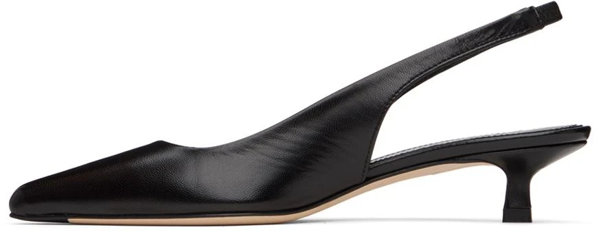 AEYDE Black Valerie Slingback Heels 3