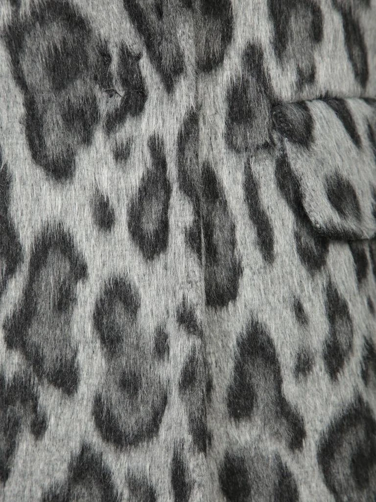 TAGLIATORE Tagliatore Leopard-Print Straight Hem Coat 3