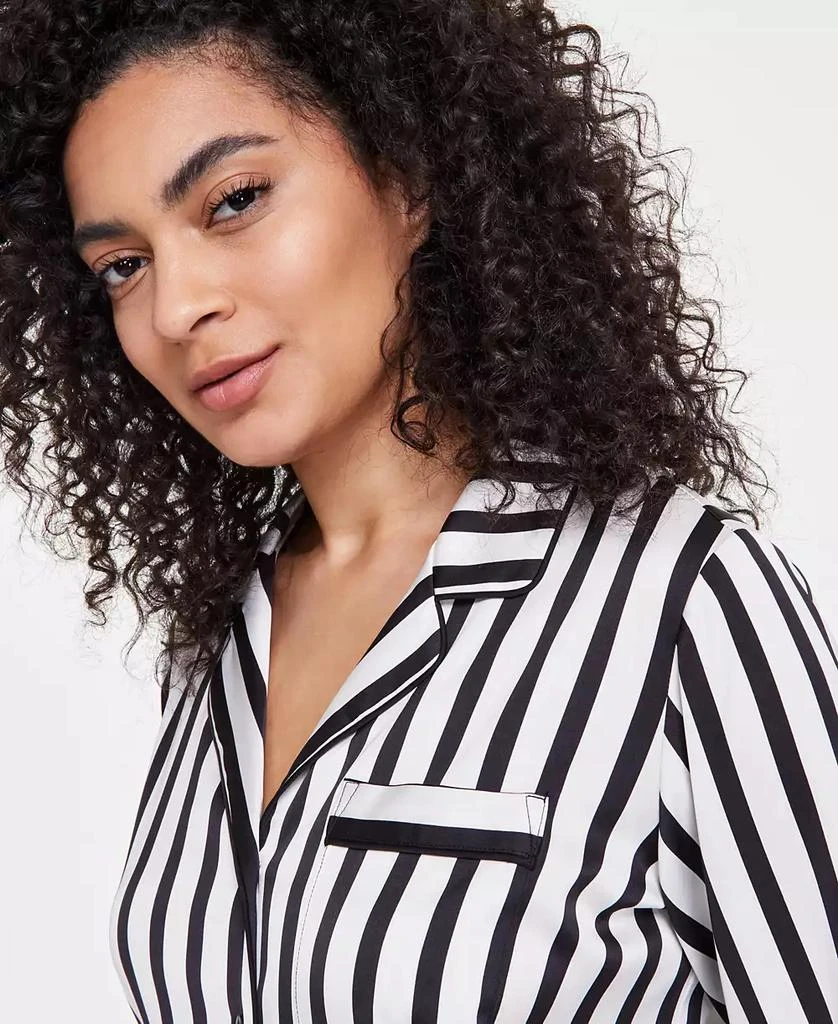 INC International Women's Striped Satin Pajama Set, Exclusively at Macy's 2