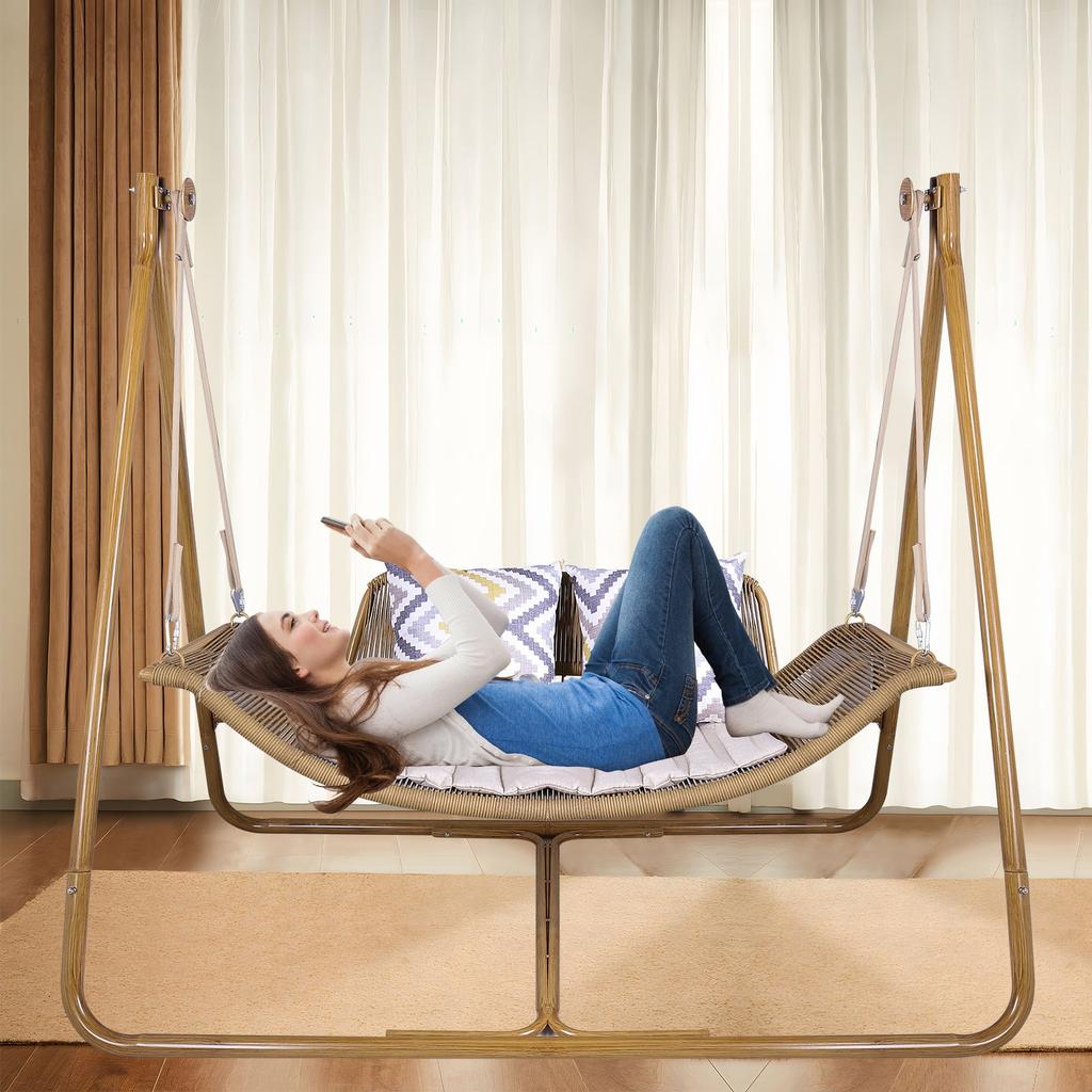 Streamdale Furniture Streamdale Hammock Swing Chair with Stand for Indoor