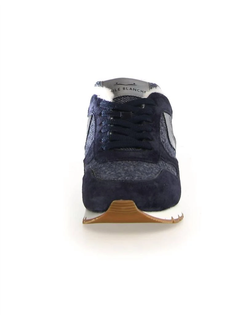 Voile Blanche Voile Blanche - Women's Julia Fur Suede Felt Sneakers 3
