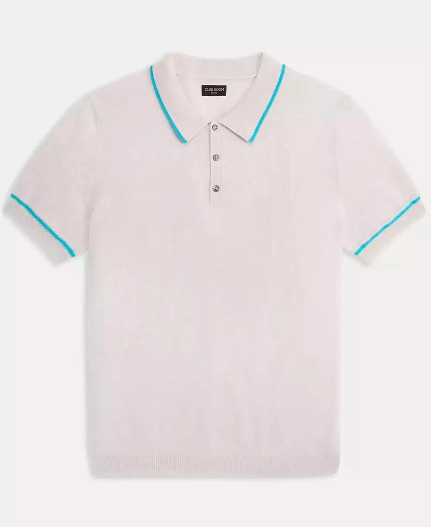 Club Room Men
s Regular-Fit Tipped 100% Cashmere Sweater Polo Shirt, Macy
s Exclusive 3