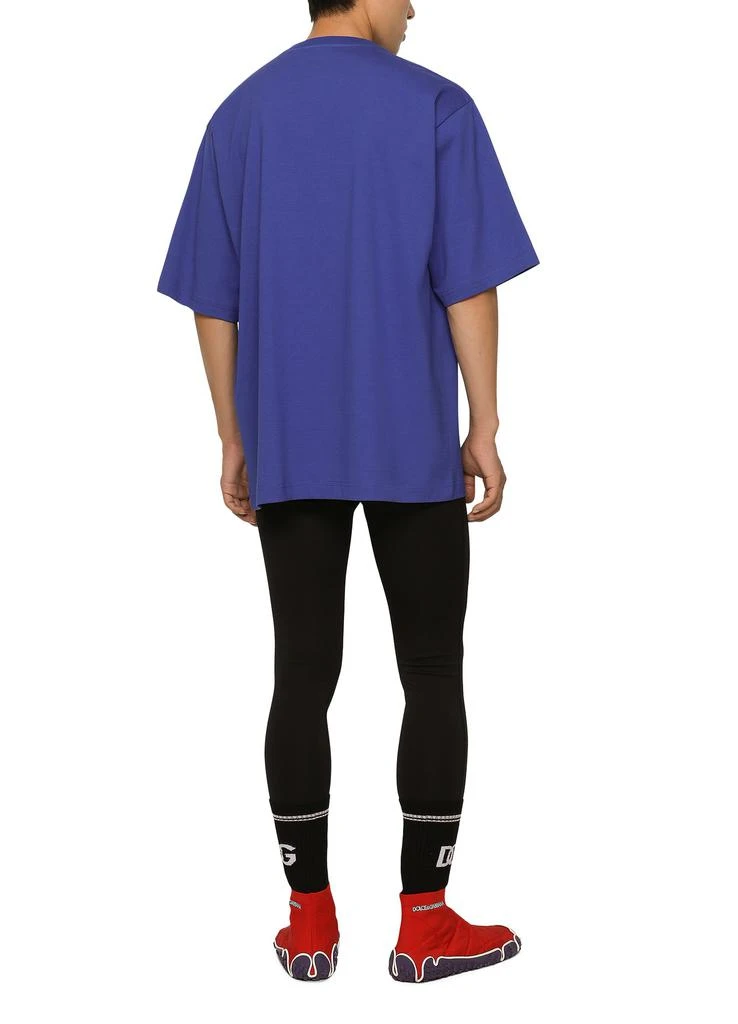 Dolce & Gabbana Cotton T-shirt with DG Milano print 6