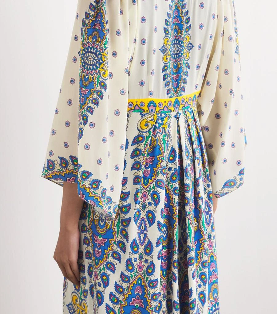 ETRO Silk Paisley Print Gown 4