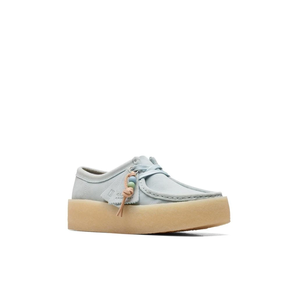 Clarks Clarks - Chaussures Wallabee Cup - Blue Suede - Femme 2