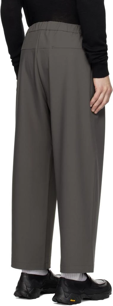 DESCENTE Gray Tech Regular Trousers 3