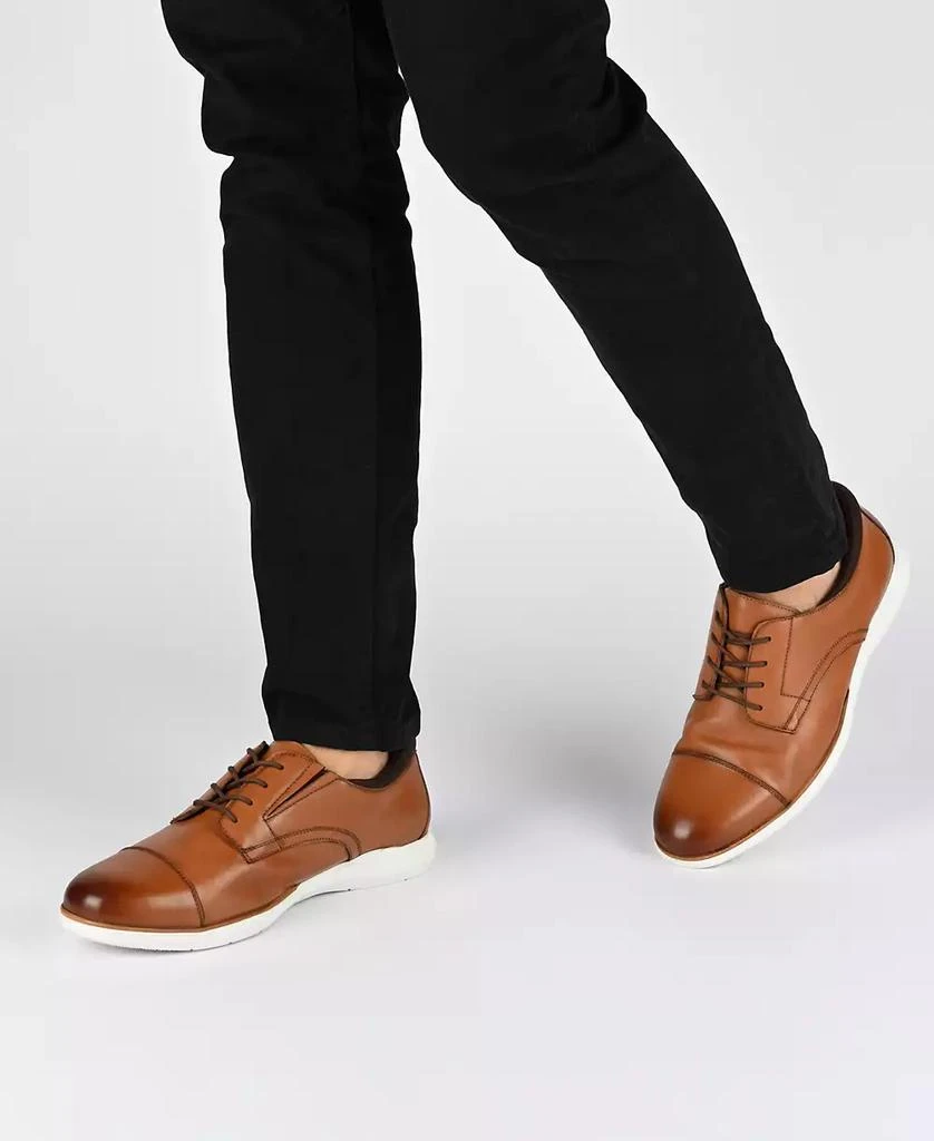 Thomas & Vine Men's Felton Cap Toe Derby Dress Shoes 6