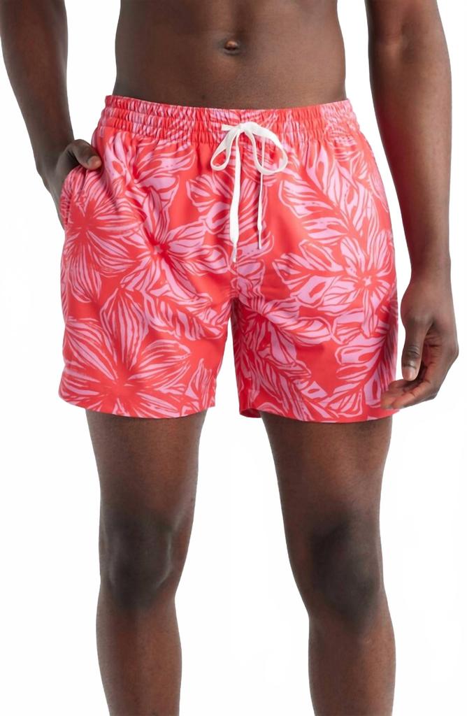 Chubbies Swim Trunks In Raspberry