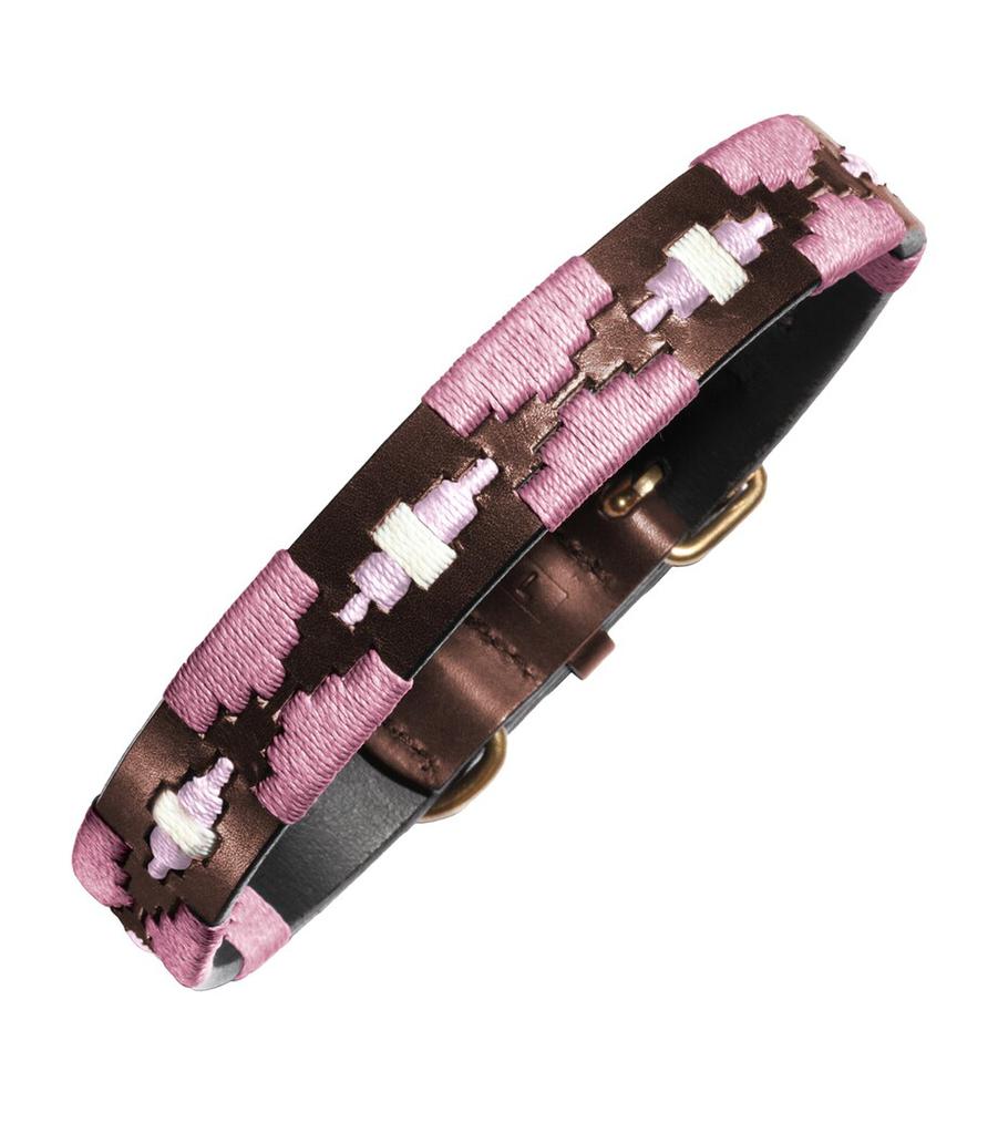 PAMPEANO Leather Flores Dog Collar (Medium)