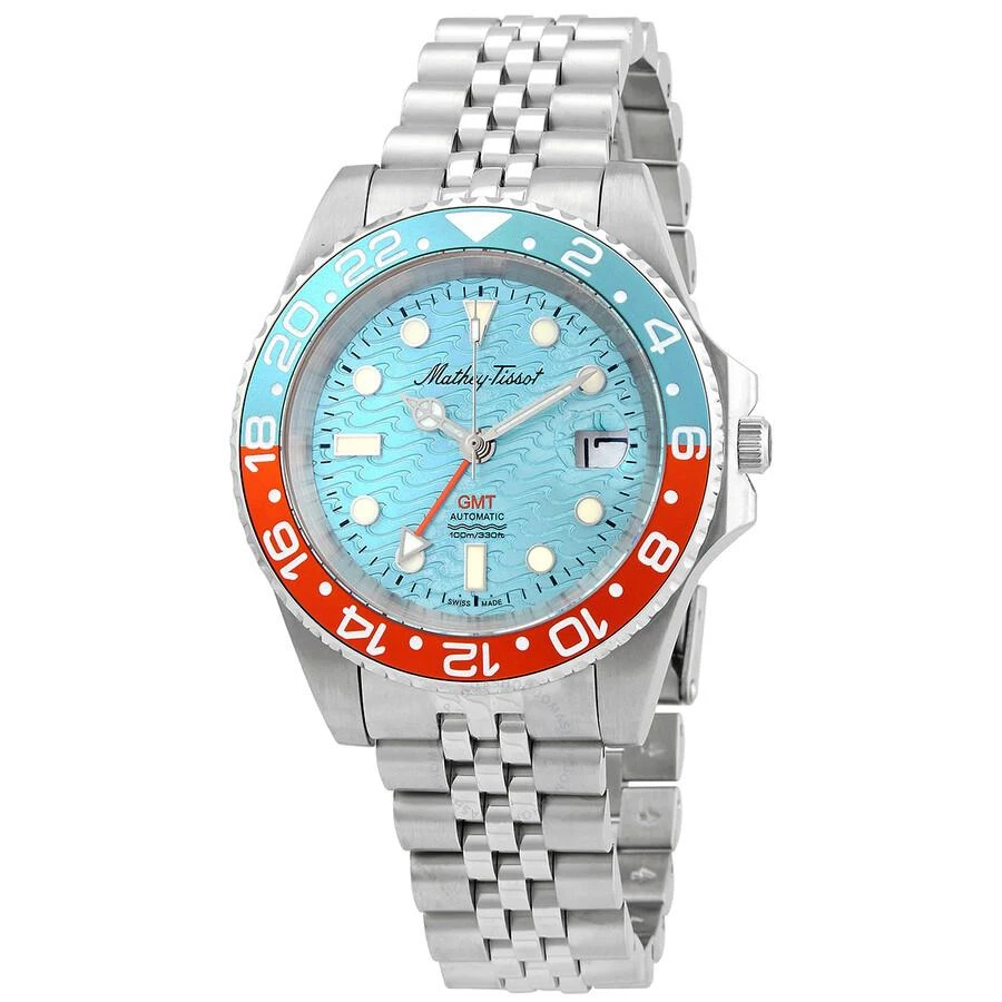 Mathey-Tissot GMT Automatic Blue Dial Men's Watch H903ATBO 1