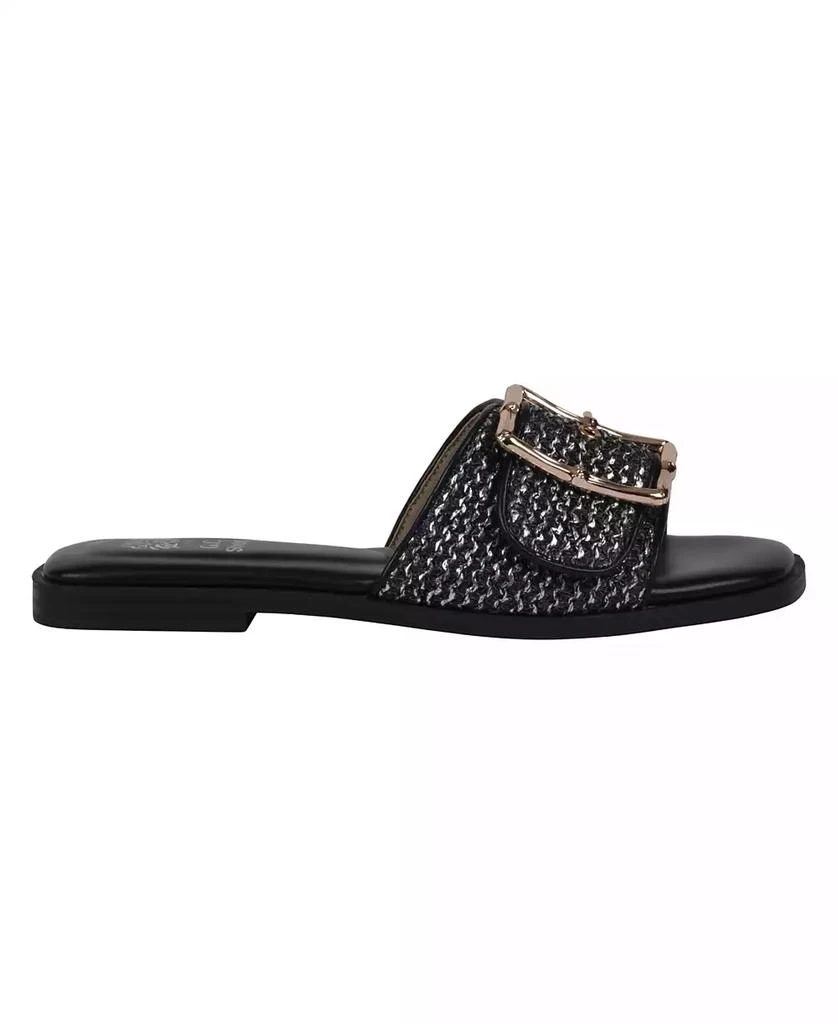 GC Shoes Women's Indie Woven Buckle Flat Sandals 2