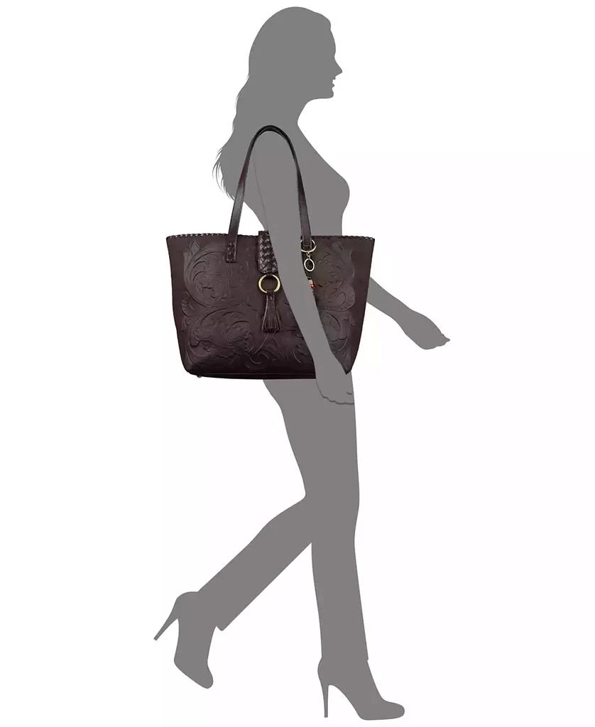 Patricia Nash Wyatt Extra-Large Leather Tote 6