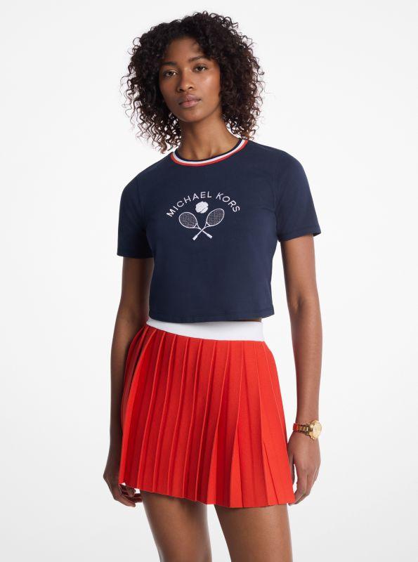 undefined Embellished Cotton Baby Tee
