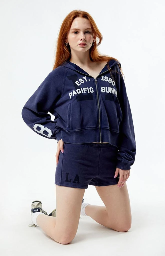 PacSun LA Raglan Zip Up Hoodie 4