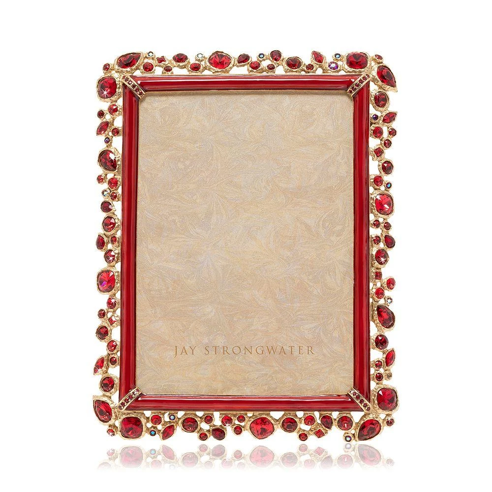 Jay Strongwater Leslie Bejeweled Picture Frame, 5" x 7" 1