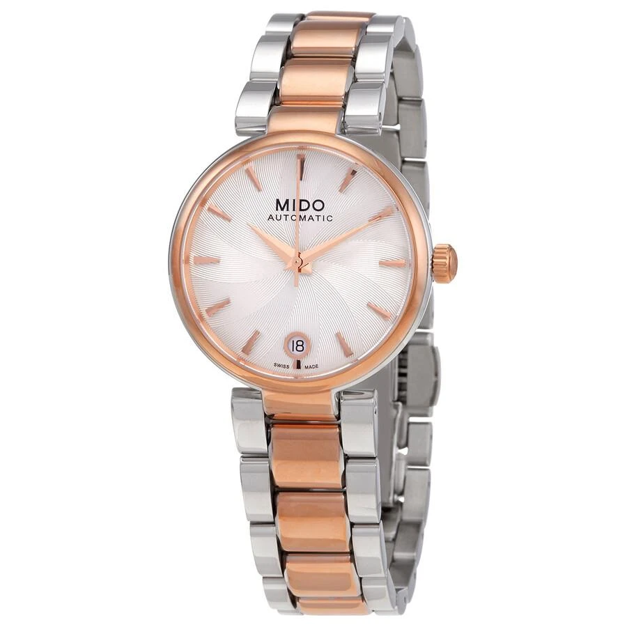 MIDO Baroncelli Donna Automatic Silver Dial Ladies Watch M0222072203110 1