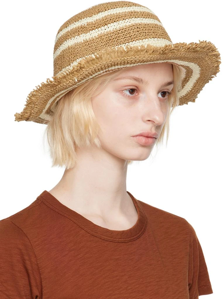 Rag & Bone Beige Frills Rollable Bucket Hat 2