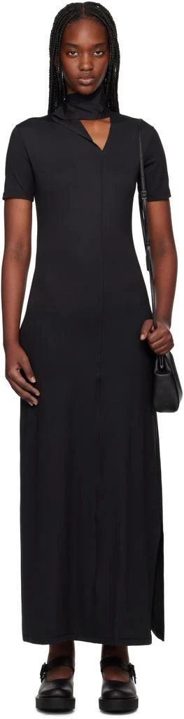 slim fit dress slacks Queen Maxi Dress Black – Exotic Fashion Boutique main image 1