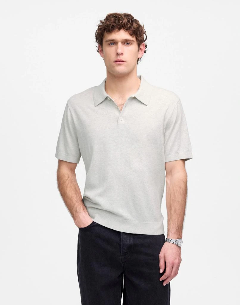 Madewell Three-Button Sweater Polo Shirt 2