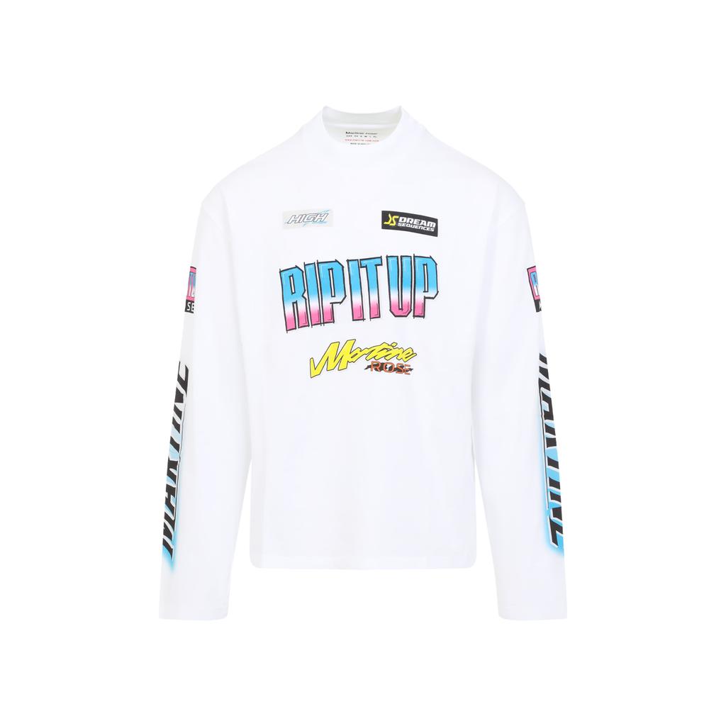 Tシャツ・カットソー MARTINE ROSE Martin Rose Funnel Neck L/S T-shirt MARTINE ROSE FUNNEL NECK L/S T-SHIRT – THE ELEPHANT