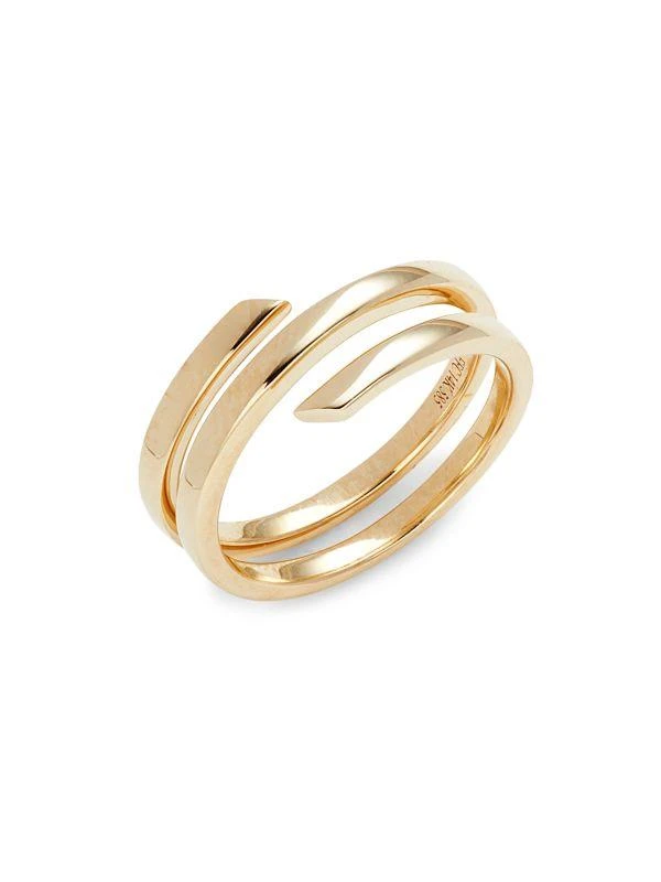 Effy ​14K Yellow Gold Swirl Open Ring 1