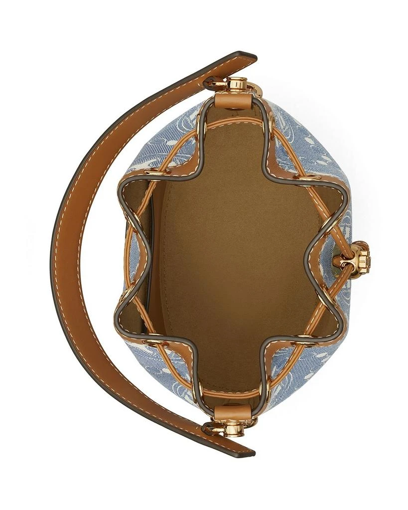 Tory Burch T Monogram Jacquard Bucket Bag 5