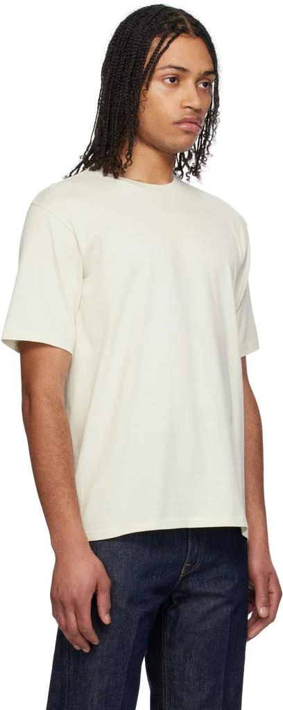 AURALEE Off-White Luster Plaiting T-shirt 2