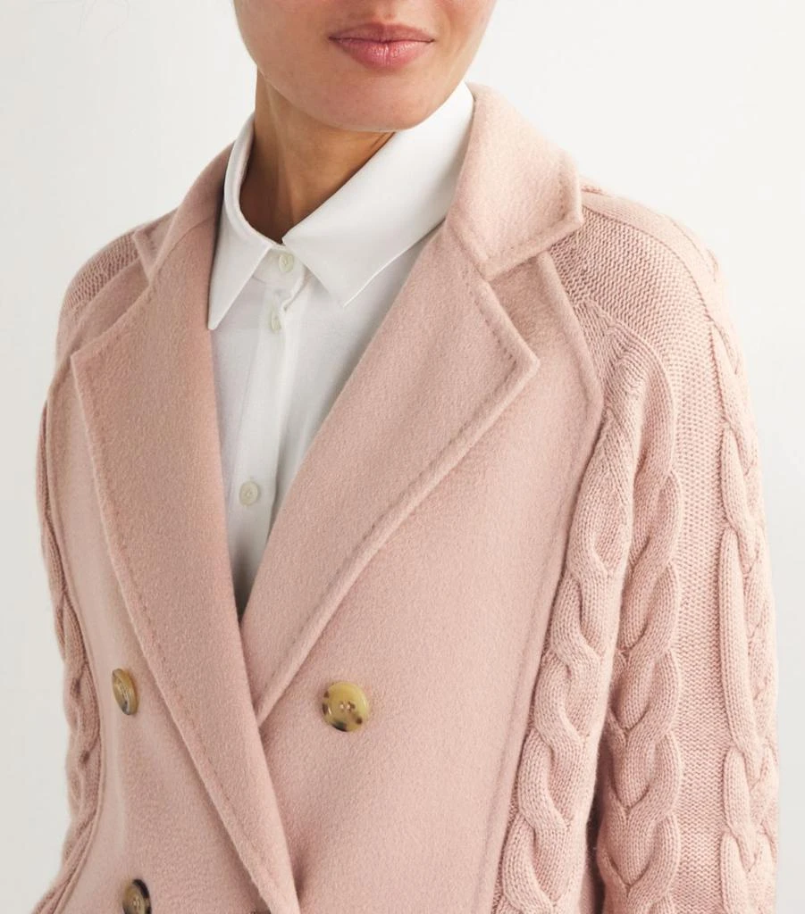 Max Mara Wool-Cashmere Blazer Cardigan 6