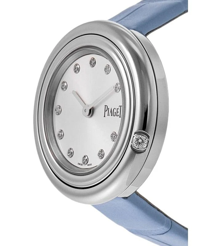 PIAGET Piaget Possession Silver Diamond 29mm Dial Light Blue Leather Strap Women's Watch G0A43080 3