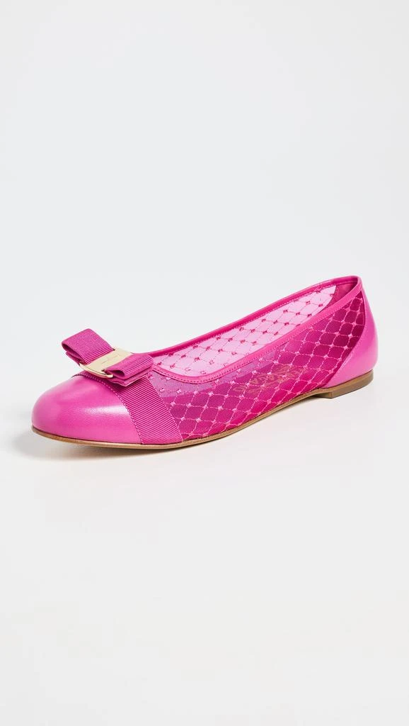 Salvatore Ferragamo Varina Mesh Ballet Flats 1