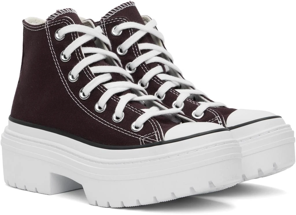 Converse Burgundy Chuck Taylor All Star Lugged Heel Platform Sneakers 4