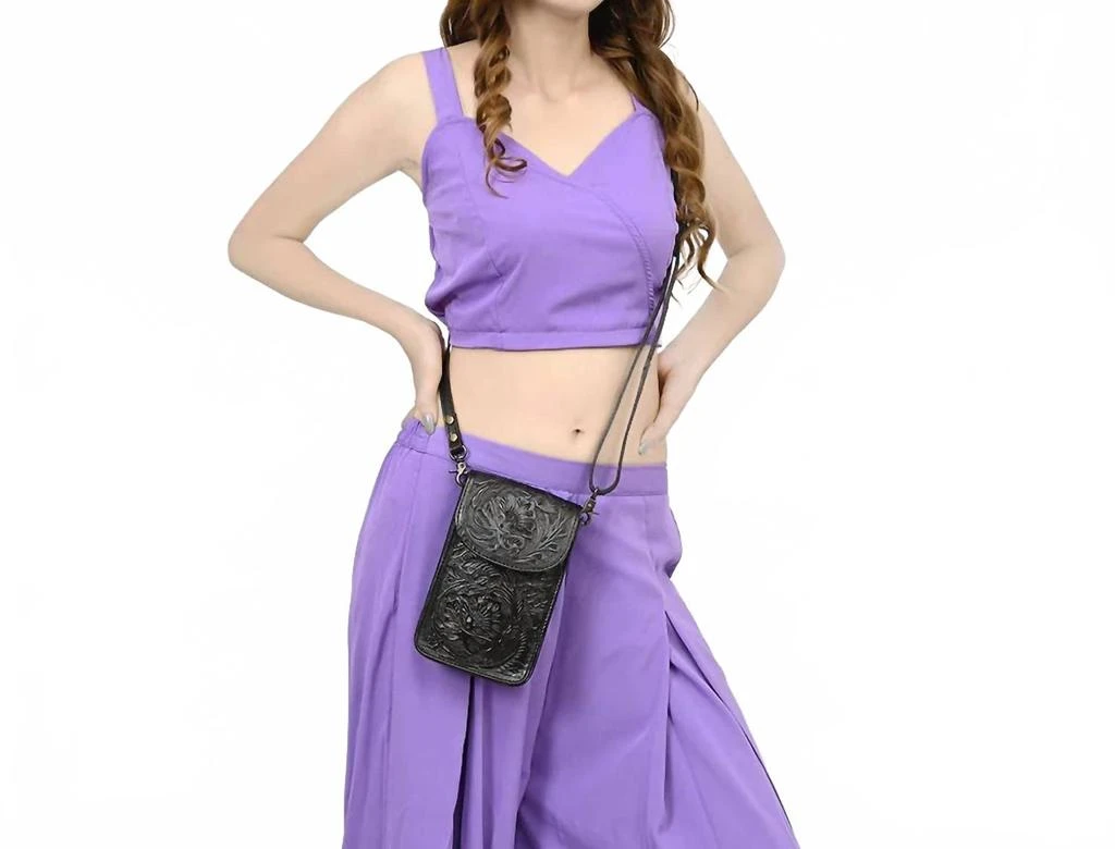 American Darling Women
s Cellphone Holder Bag In Black 2