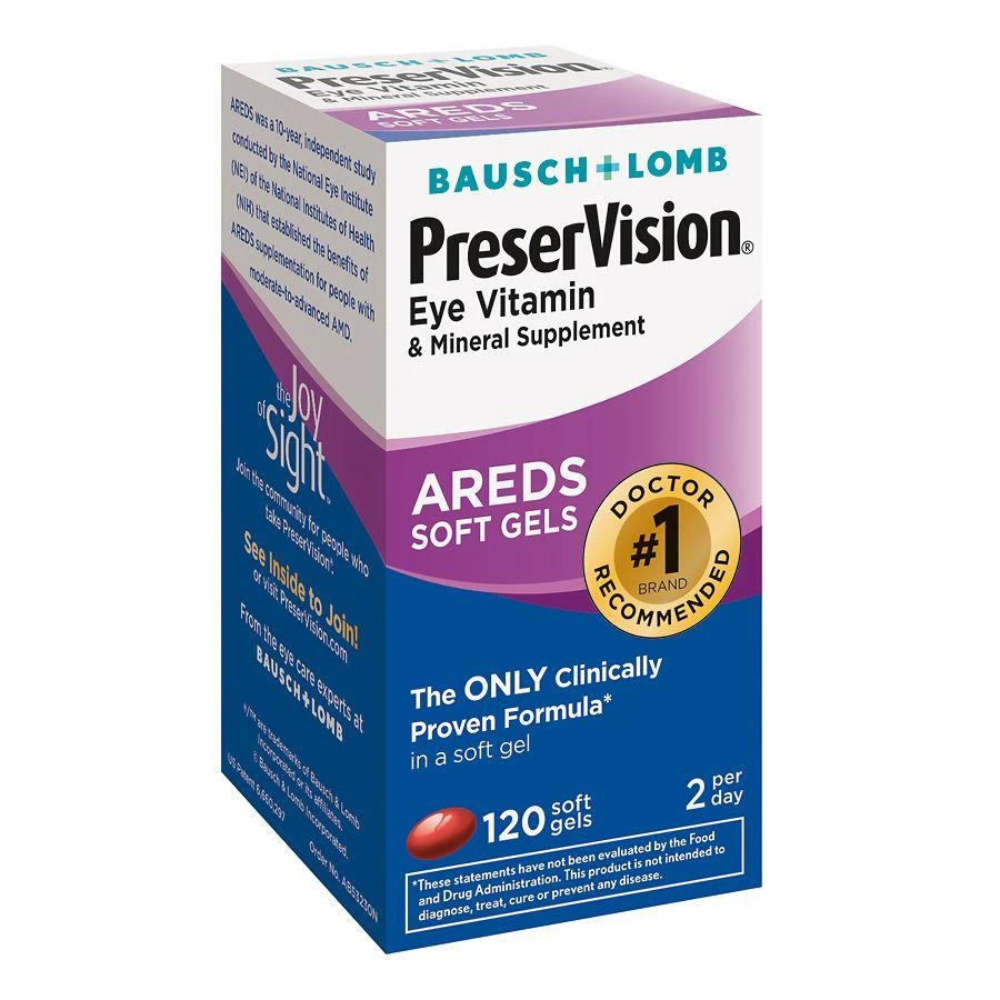 PreserVision Eye Vitamin and Mineral Supplement Soft Gels 1