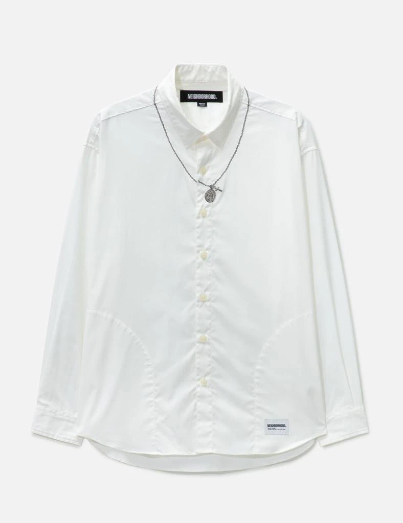 NEIGHBORHOOD Medal & Cross Embroidery Long Sleeve Shirt - Shirts 