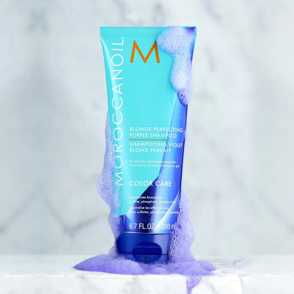 Moroccanoil Moroccanoil Blonde Perfecting Purple Shampoo 6.7 oz 4